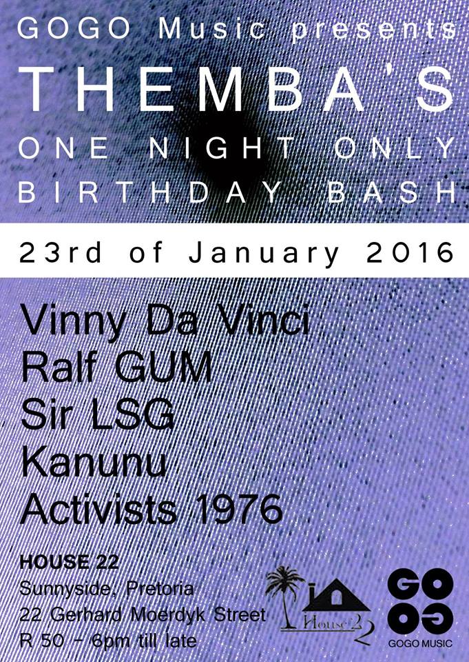 Themba&#039;s One Night Only Birthday Bash