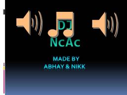 Party With Bhoothnath Remix (DJ NcAc Mix)