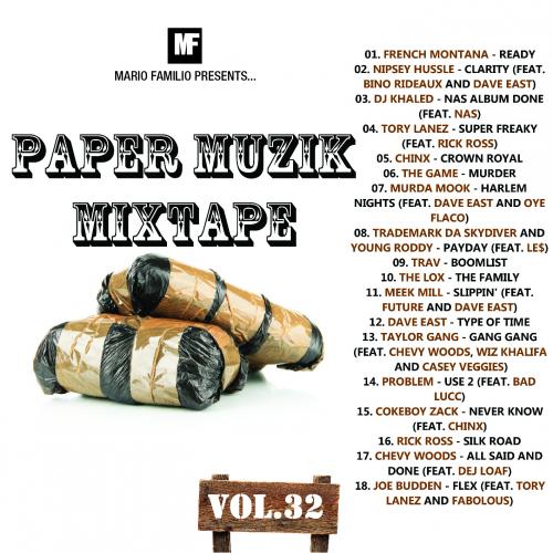 Mario Familio - Paper Muzik Mixtape Vol.32 (2016)